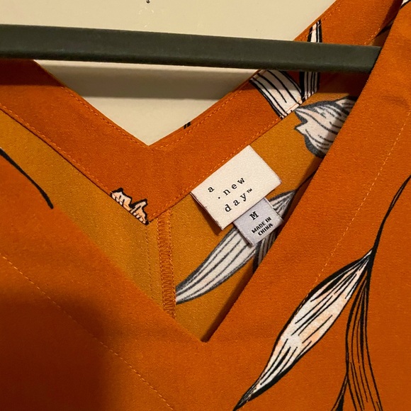 Orange floral dress - Picture 2 of 5